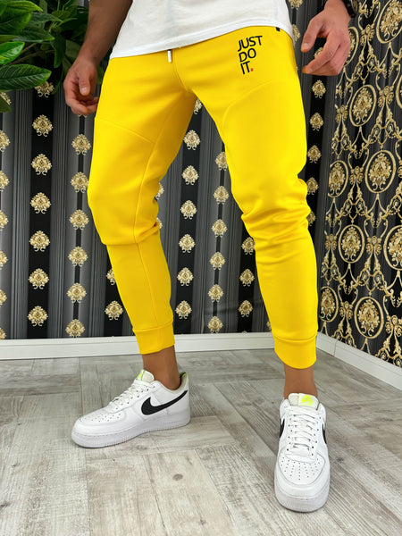 Pantaloni de trening mustar 12616