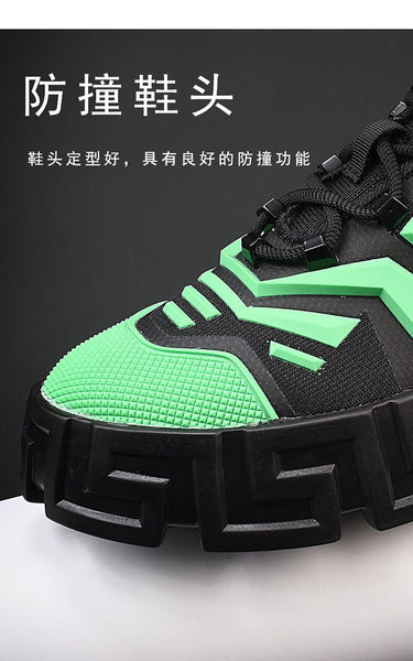 Adidasi barbati verzi casual, inalti, VSC, 081