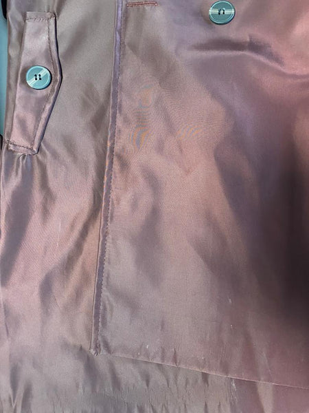 Palton barbati de toamna grena slim fit cu mici defecte R2216 26-4
