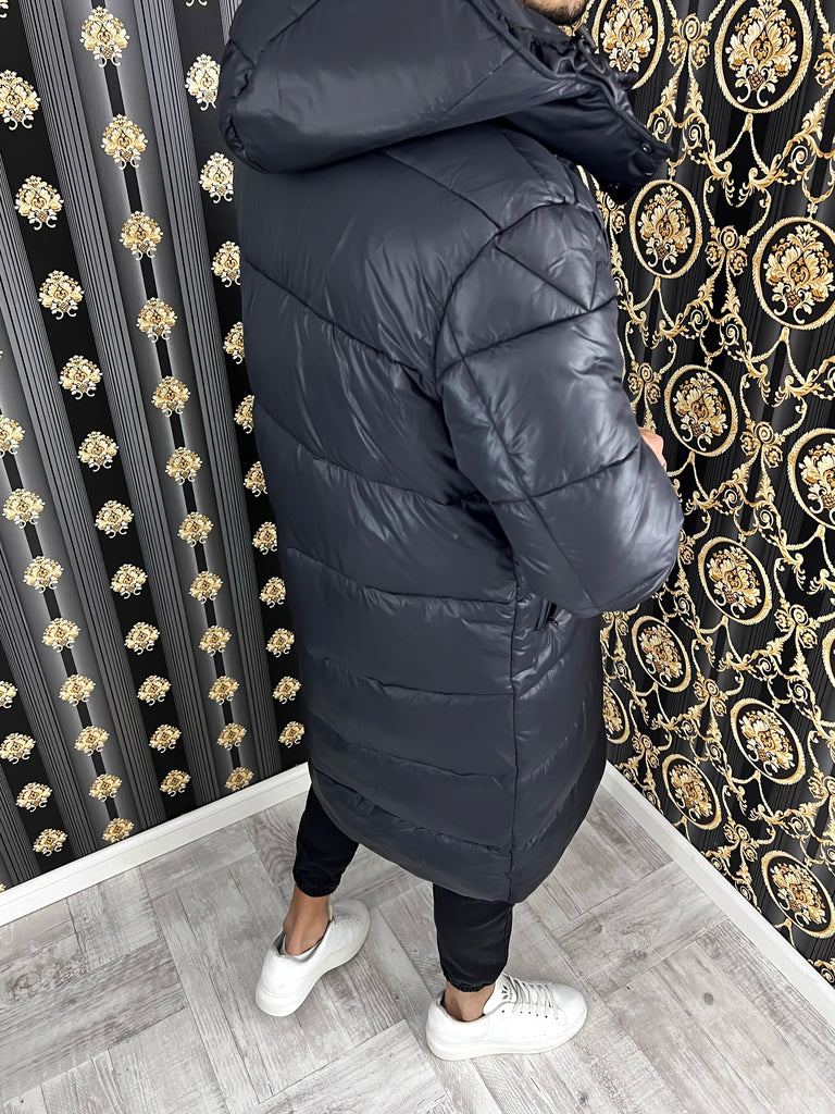 Geaca barbati groasa neagra de iarna 5132 – Casual Store